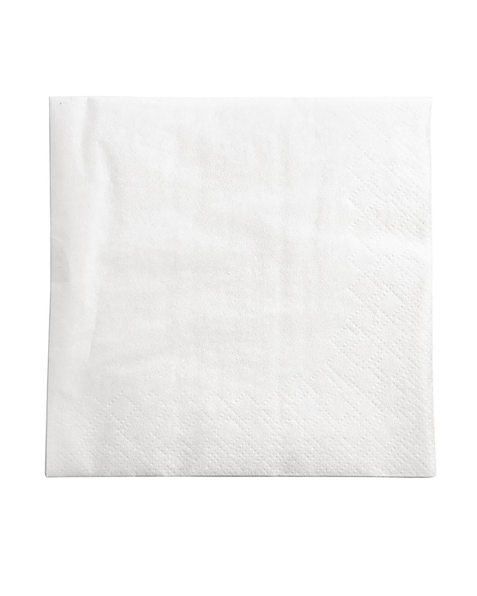 Cocktail servetten - 1500 stuks - Wit - 24 x 24 CM - Papier - Fasana - CK881