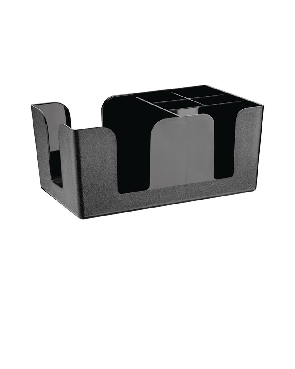 Bar Caddy - Zwart - H 10.5 x 24 x 15 CM - Kunststof - Olympia - F980