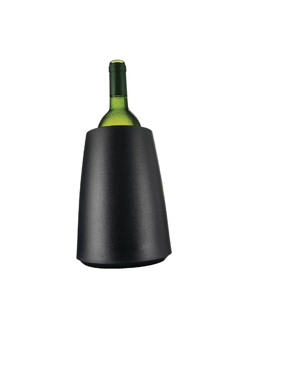 Wijnkoeler - Zwart - Ø 15.5 x H 20.8 CM - RVS - Vacu-vin - CD411