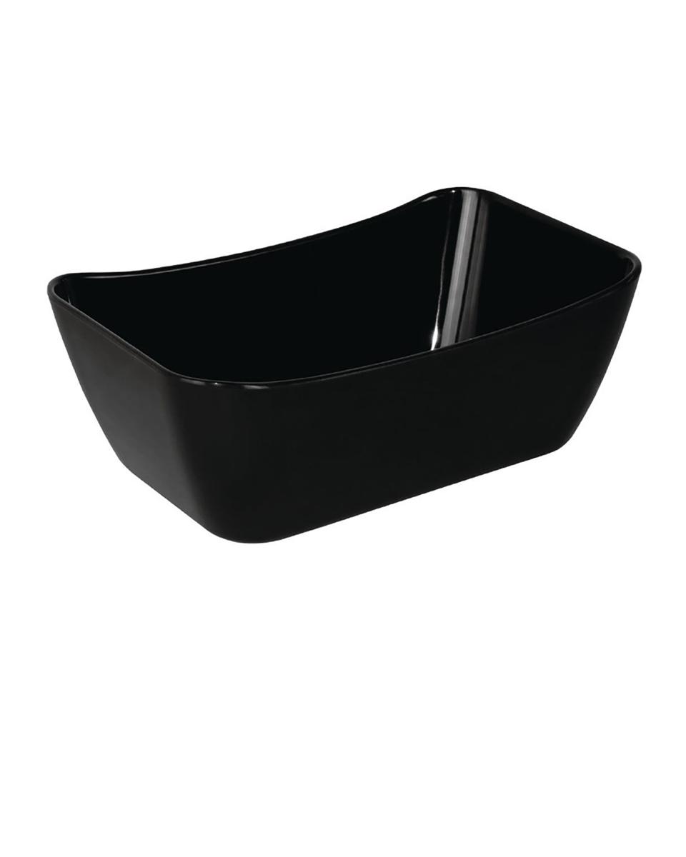 Schaal - Zwart - H 10 x 26.5 x 16.3 CM - Melamine - Olympia - GM274