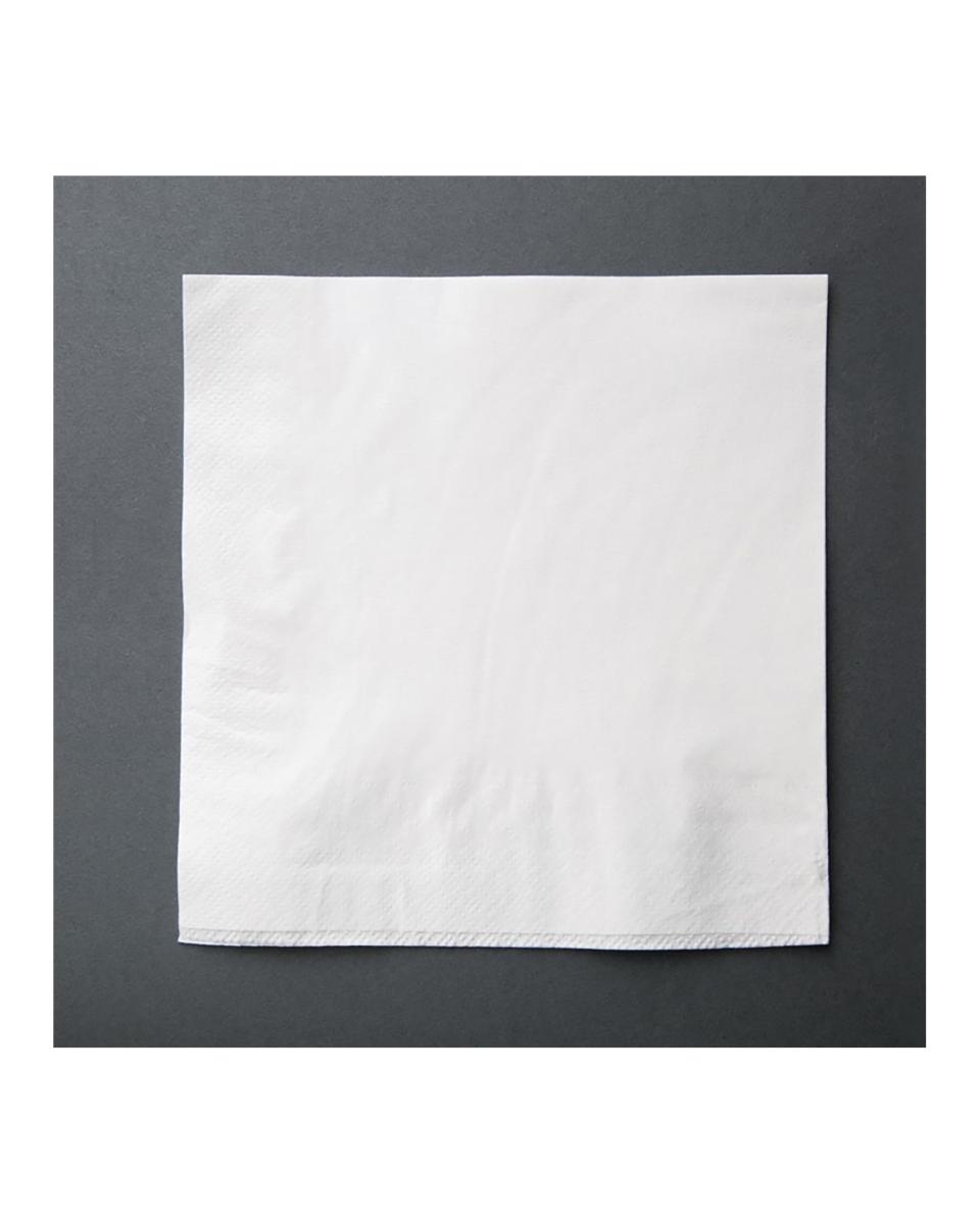 Lunch servetten - 2000 stuks - Wit - 30 x 30 CM - Papier - Fiesta - CM562