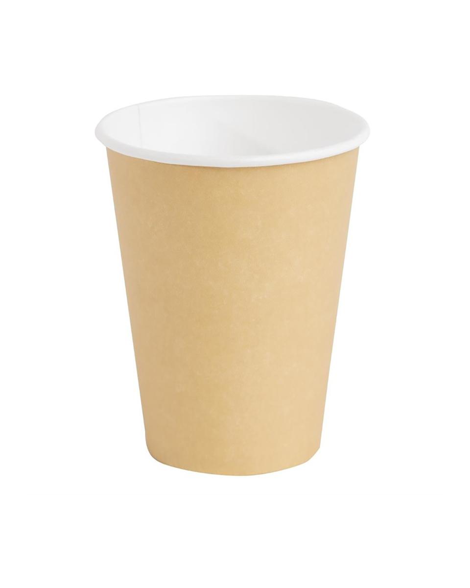 Wegwerp koffiebekers - 34 CL - 1000 stuks - Bruin - Ø 8.95 x H 11 CM - Karton - Fiesta - GF032