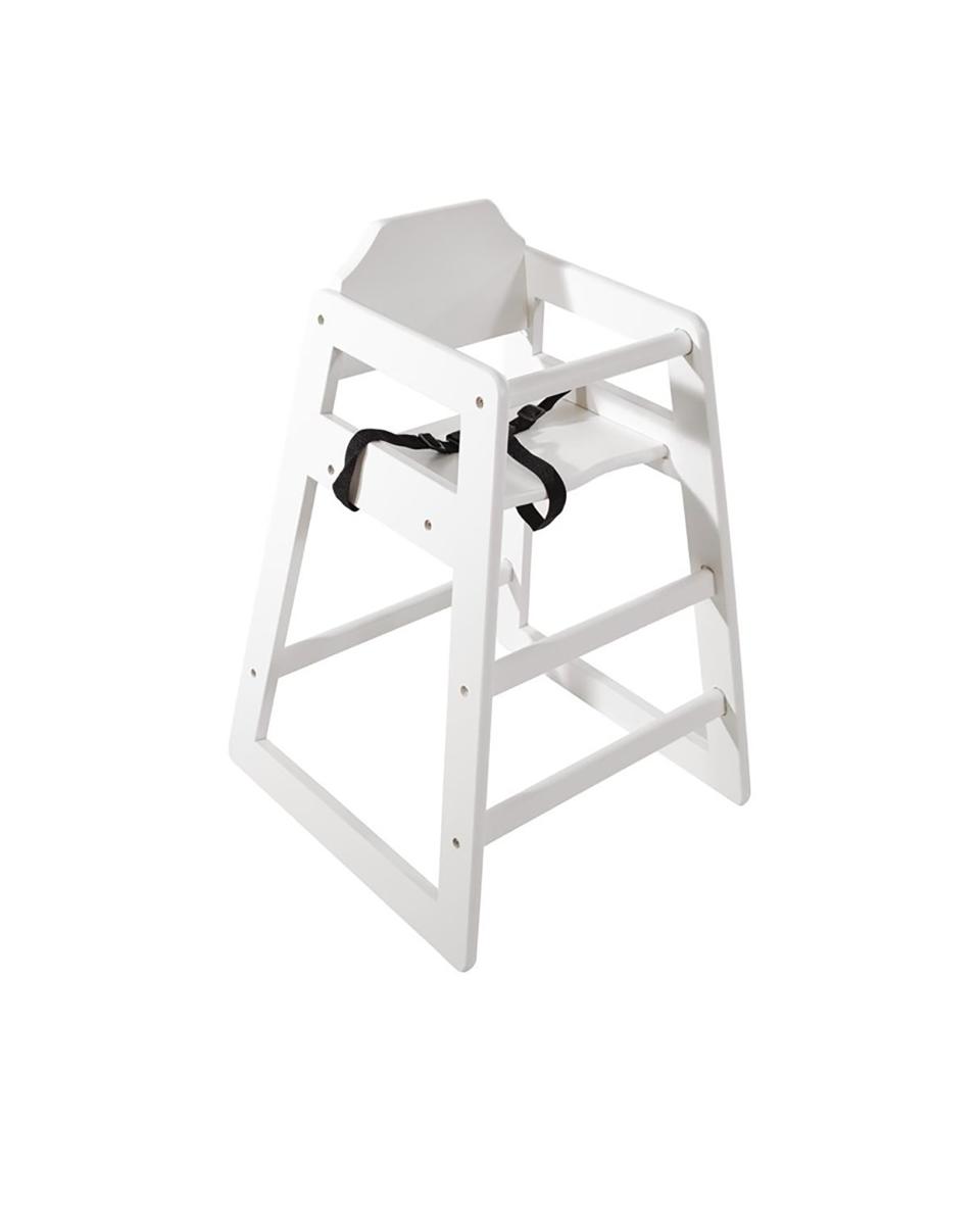 Kinderstoel - Antiek Wit - H 75 x 51 x 51 CM - Beukenhout - Bolero - DL833