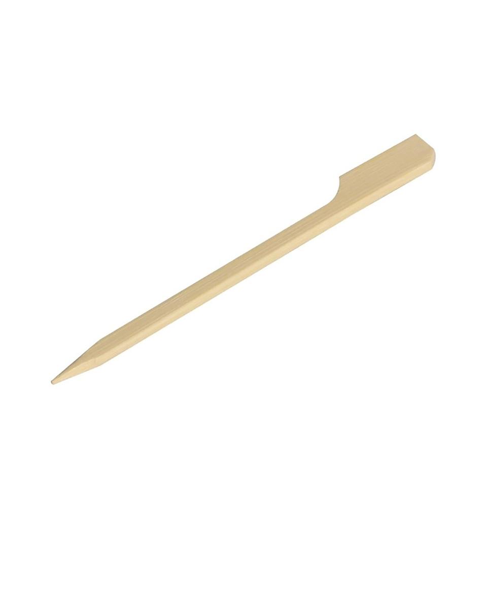 Wegwerp bamboeprikkers - 100 stuks - 9 CM - Bamboe - Fiesta Green - DK397