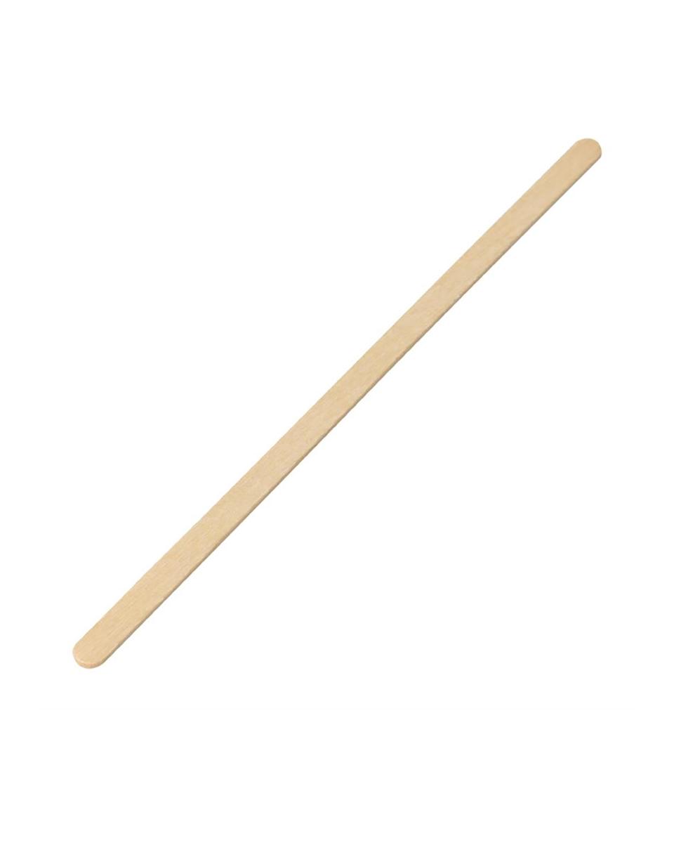 Wegwerp roerstaafjes - 1000 stuks - 19 CM - Berkenhout - Fiesta Green - DK390