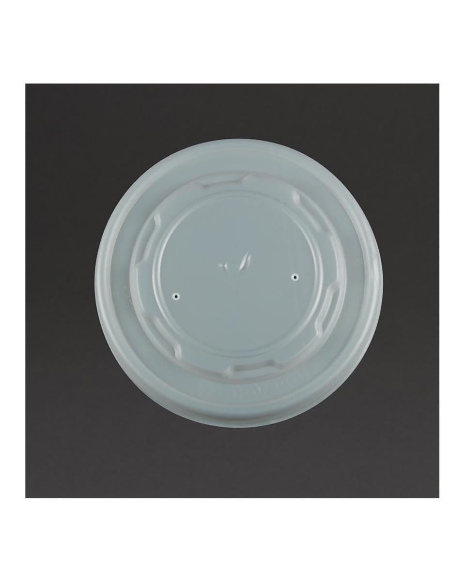 Deksel wegwerp bakje - 500 stuks - Ø 11.5 x H 1 CM - Cpla - Vegware - GF048