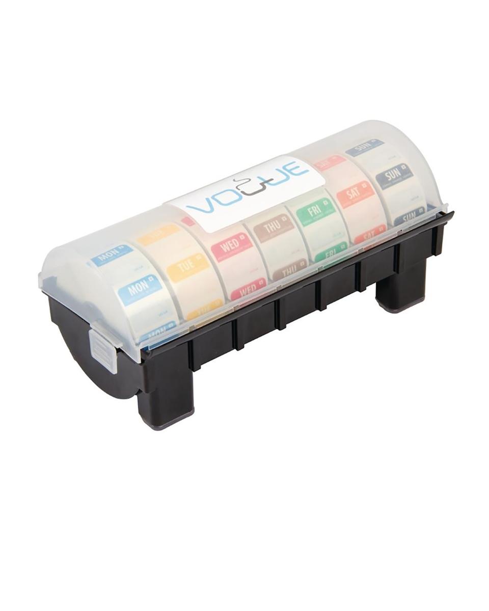 Etikettendispenser - Daglabels - Oplosbaar - H 6.4 x 33 x 13.3 CM - Vogue - GH474