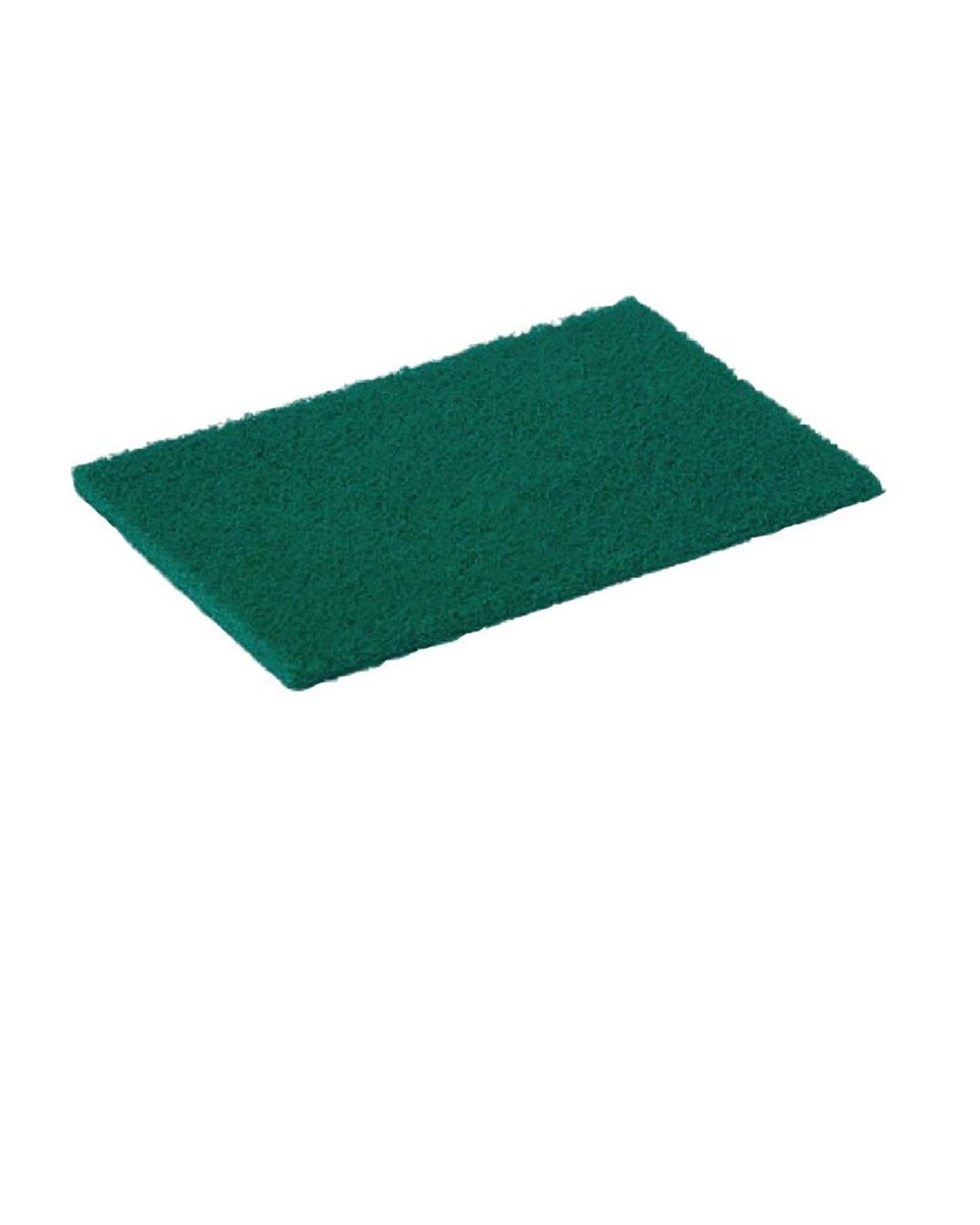 Schuurspons - 10 stuks - Groen - H 0.8 x 22.5 x 15 CM - Jantex - F959