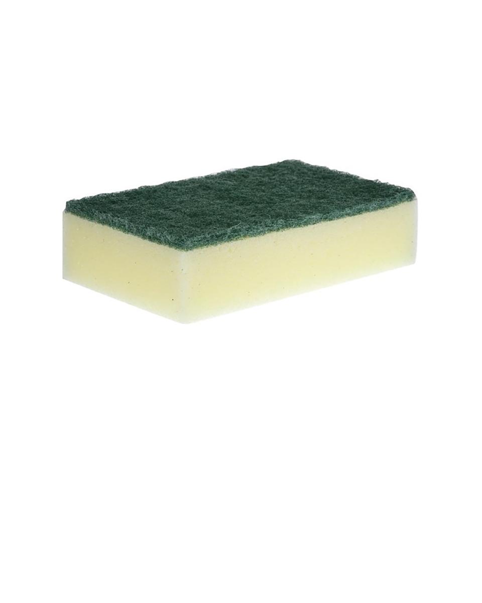 Schuurspons - Zacht - 10 stuks - Blauw - 14.8 x 10 CM - Jantex - F960
