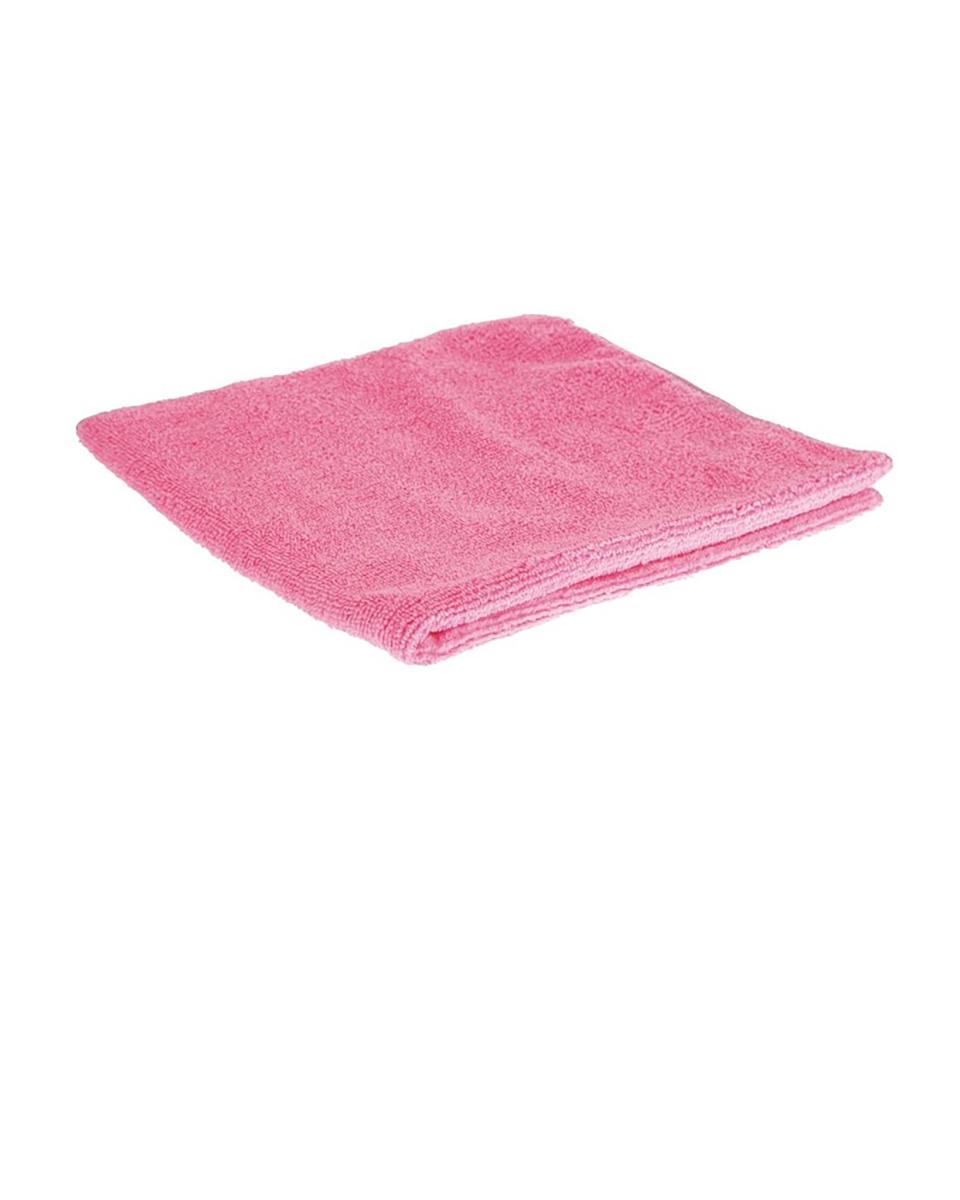 Microvezeldoek - 5 stuks - Roze - 40 x 40 CM - Polyester/Nylon - Jantex - DN840