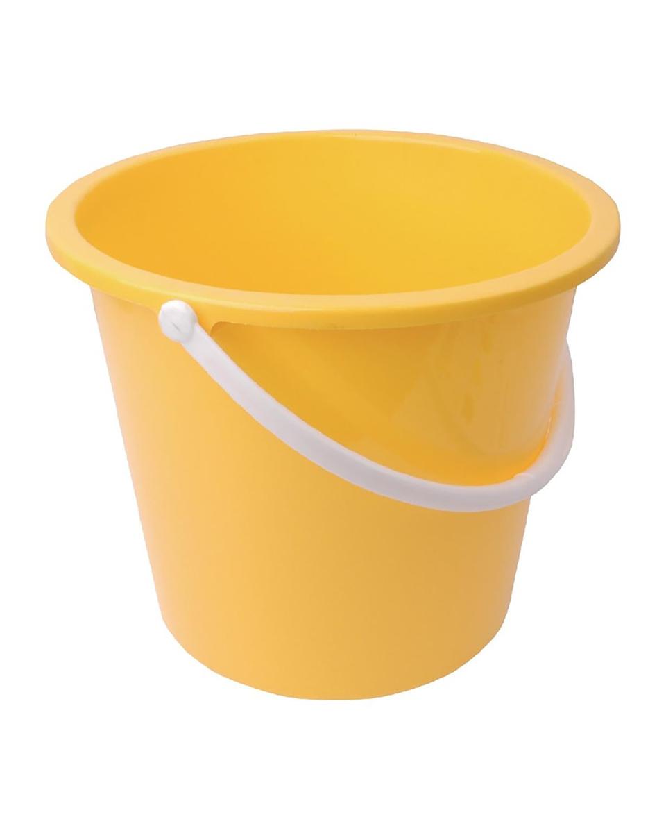 Emmer - Geel - H 26 x 28 x 29.5 CM - Kunststof - Jantex - CD805