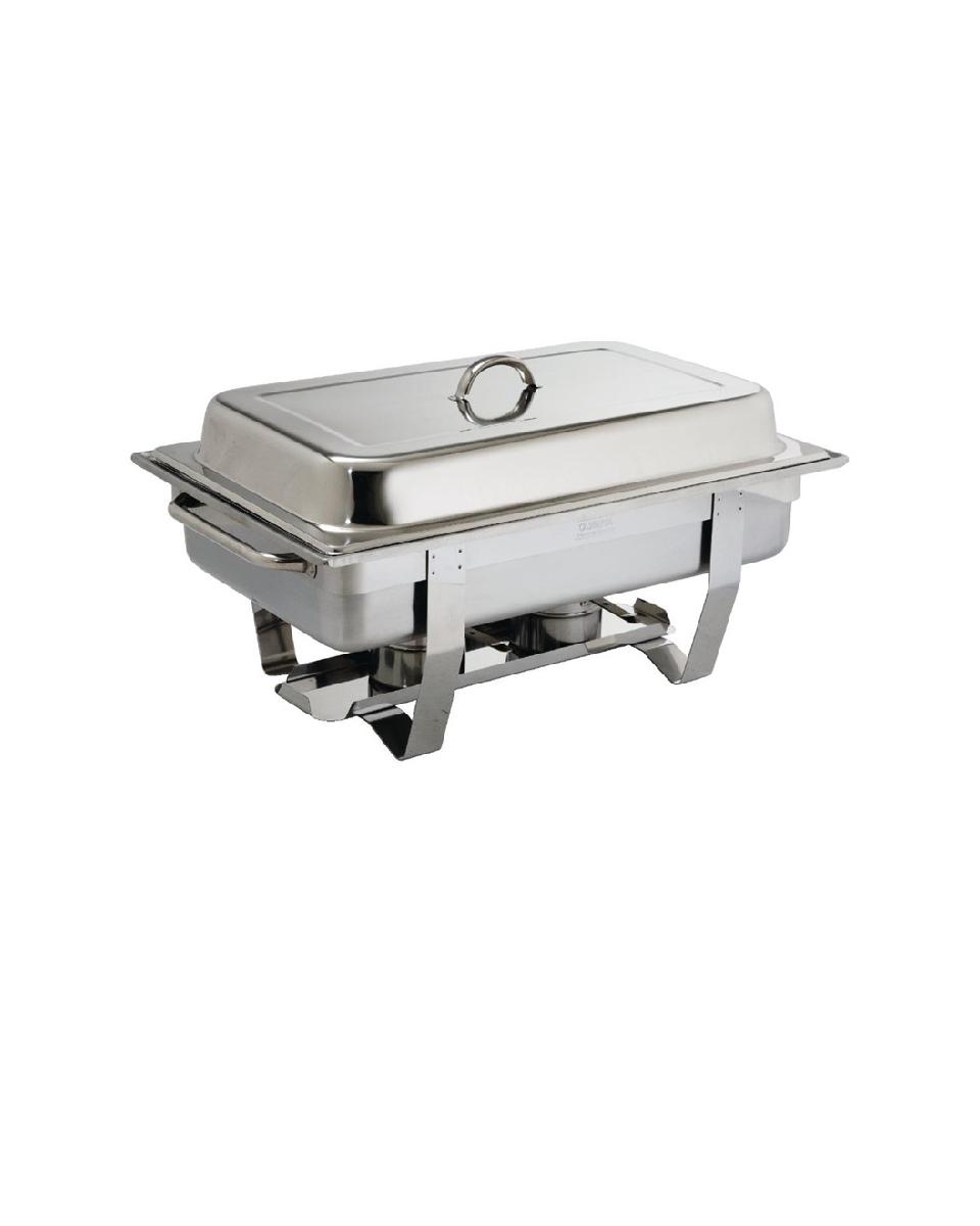 Chafing dish - 1/1 GN - 9 Liter - Zilver - H 27 x 33.2 x 59 CM - RVS - Olympia - K409