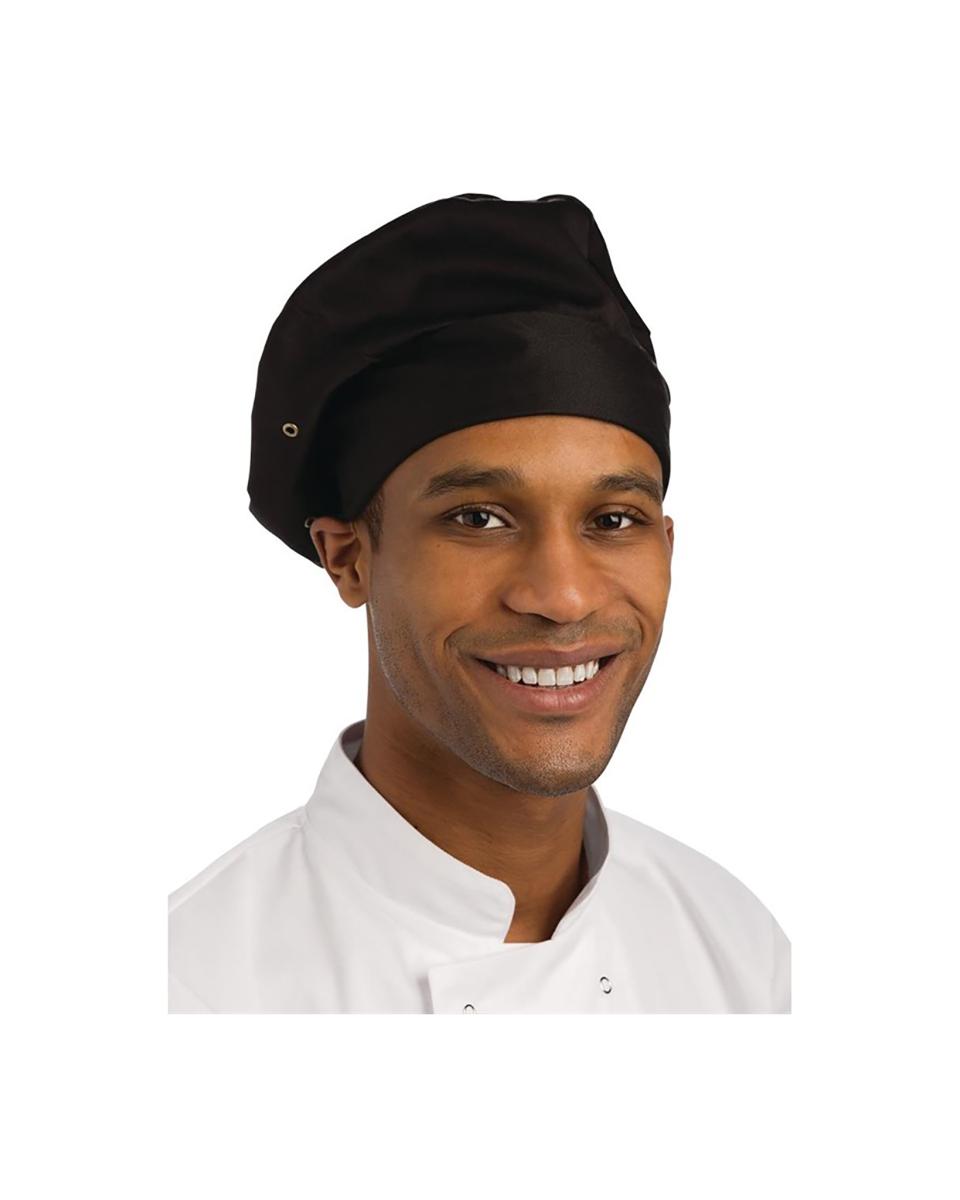 Koksmuts - Unisex - One Size - Zwart - Polyester/Katoen - Chef Works - A962