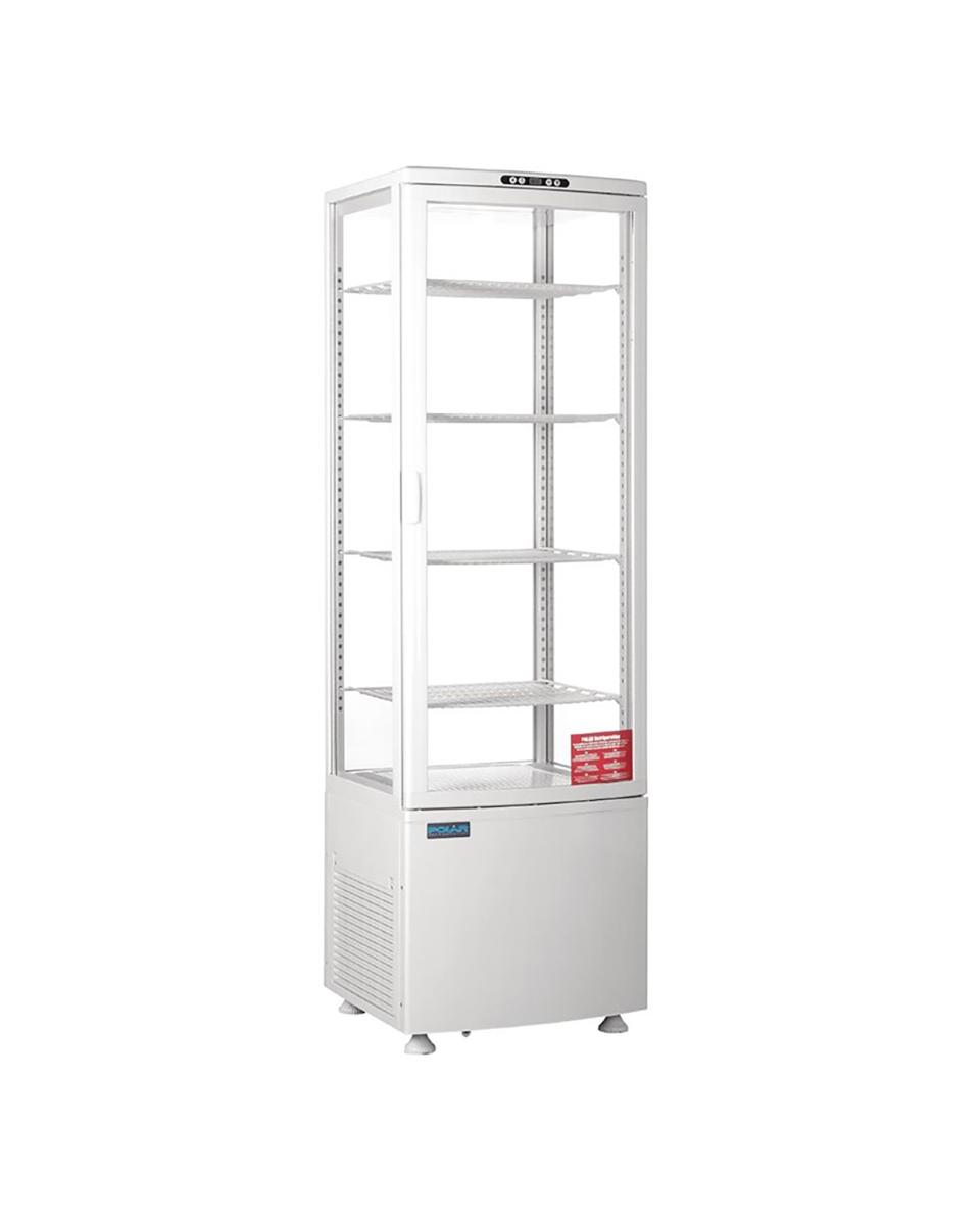 Koelkast glazen deur - 235 Liter - 1 deurs - H 169 x 51.5 x 48.5 CM - 230 V - Polar - CB509