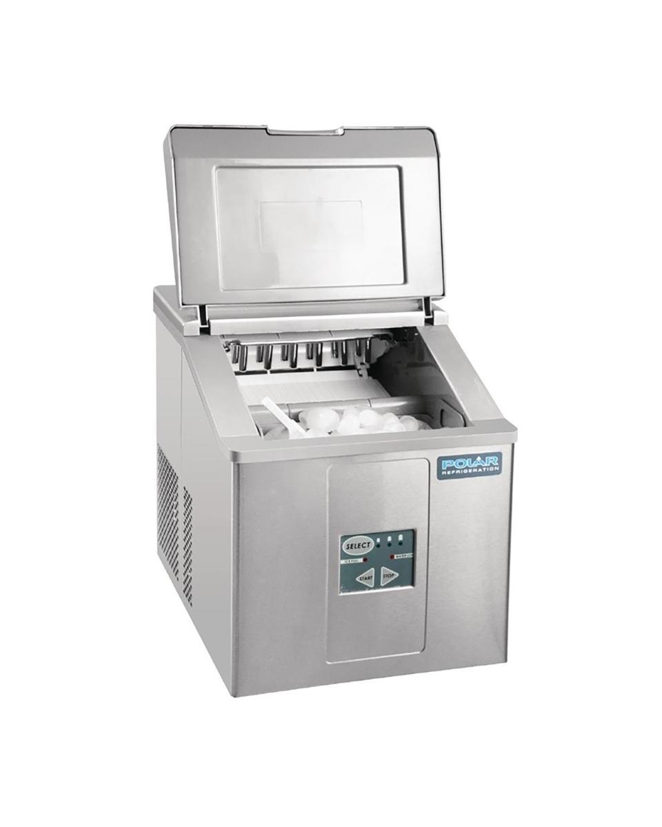 Ijsblokjesmachine - 17kg/24h - 3.9 Liter - H 41.5 x 36.5 x 42 CM - 230 V - RVS - Polar - G620