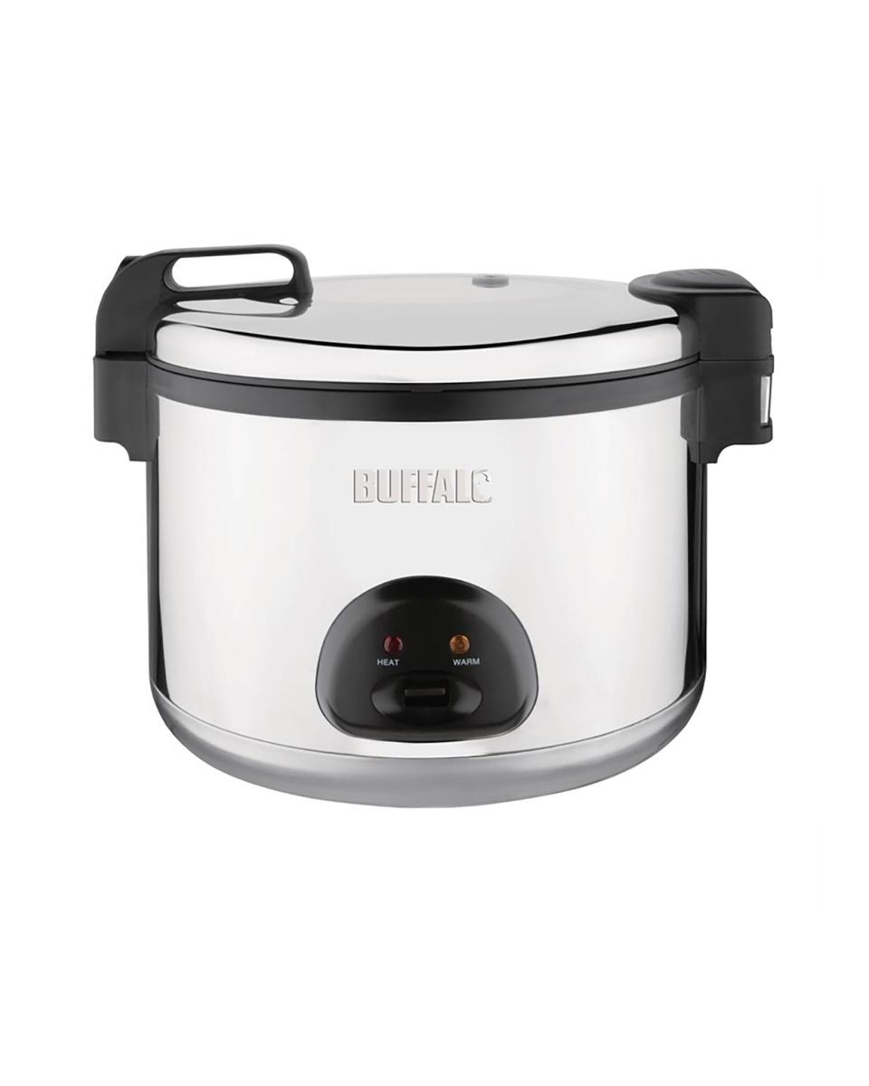 Rijstkoker - 9 Liter - H 41.5 x 48 x 56 CM - 2850 W - 230 V - RVS - Buffalo - CK698