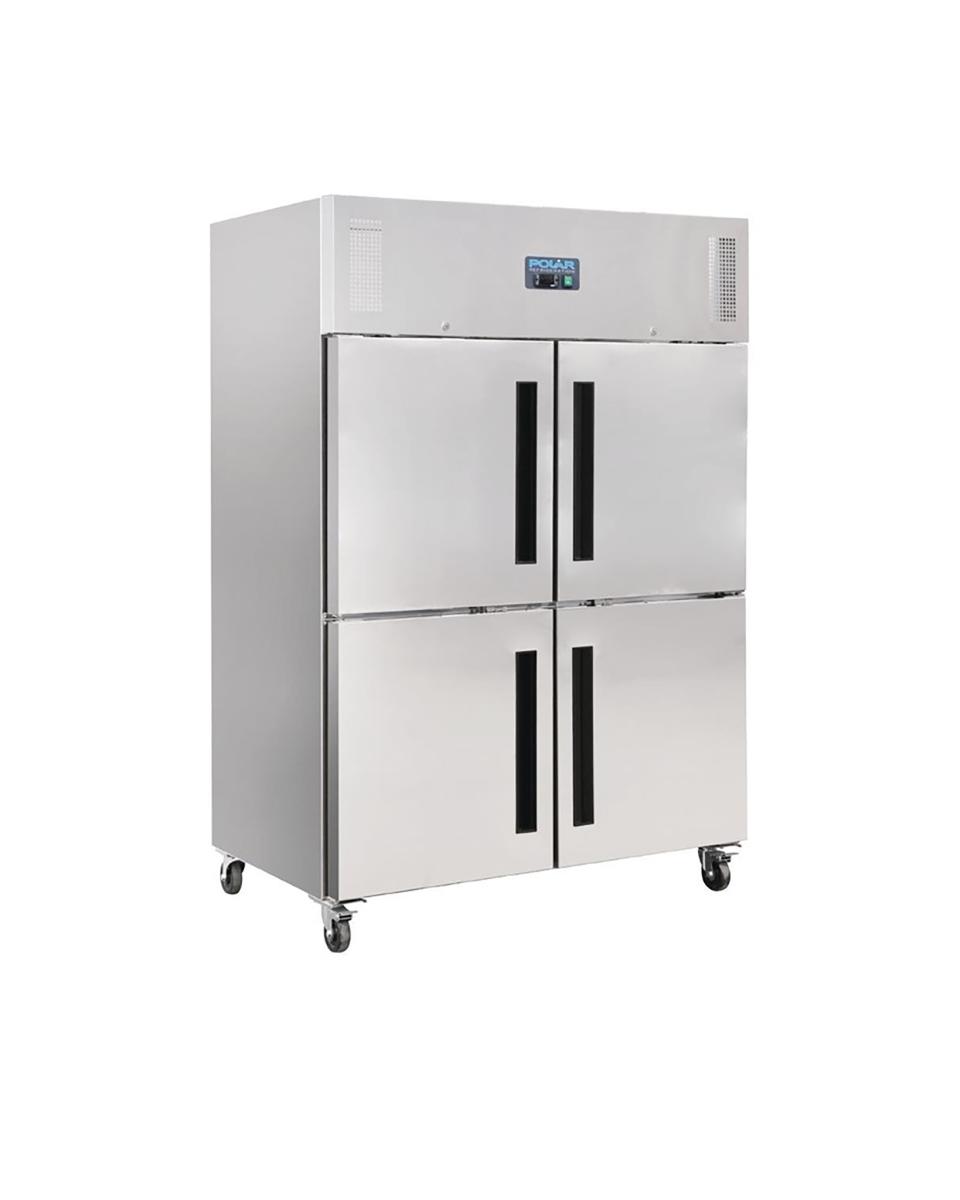 Horeca Vrieskast - 20 x 2/1 GN - 2 deurs - H 201 x 134 x 80 CM - 230 V - RVS - Polar - CW196