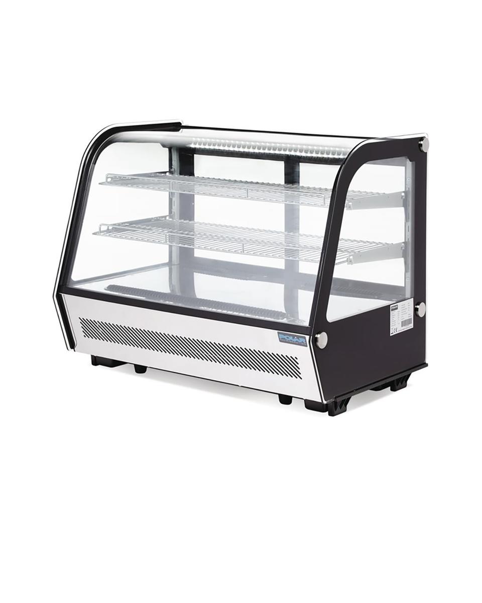 Koelvitrine - 160 Liter - Zwart - H 68.6 x 88.6 x 56.8 CM - 160 W - 230 V - Polar - CD230