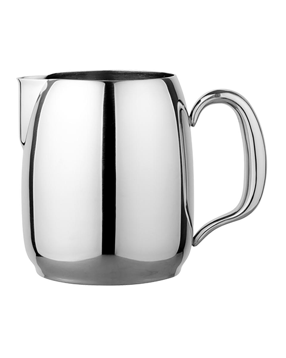 Roomkan - H 13 CM - 0.415 KG - Ø11 CM - RVS - 1 Liter - 635018