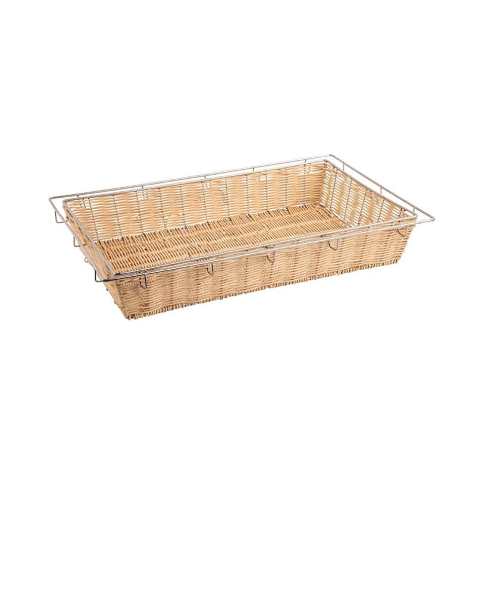Mand - 1/1 GN - Naturel - H 8 x 53 x 32.5 CM - Riet - Olympia - F760