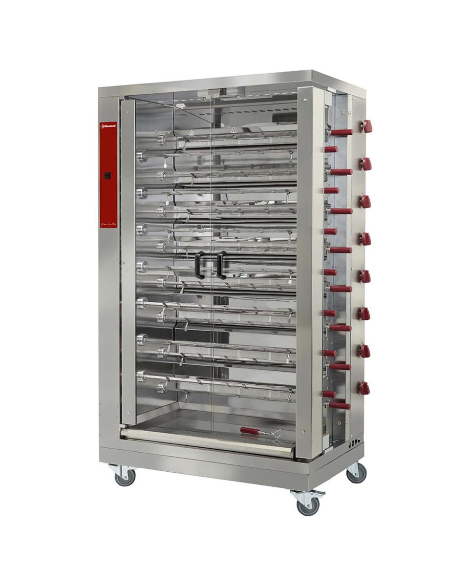 Kippengrill - Gas - 90 kippen - 230V - Diamond - RVG/152-CM