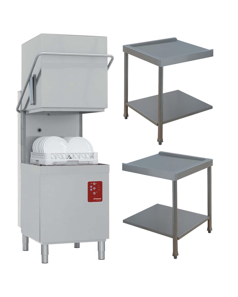 Kapmodel vaatwasser - Mand 50 x 50 CM - 2 afvoertafels - Diamond - DCS9/6/A