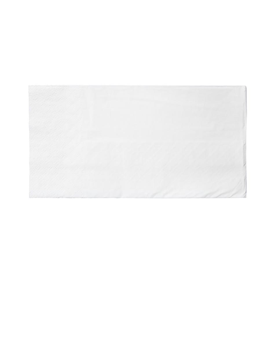 Diner servetten - 2000 stuks - Wit - 40 x 40 CM - Papier - Fiesta - CM564