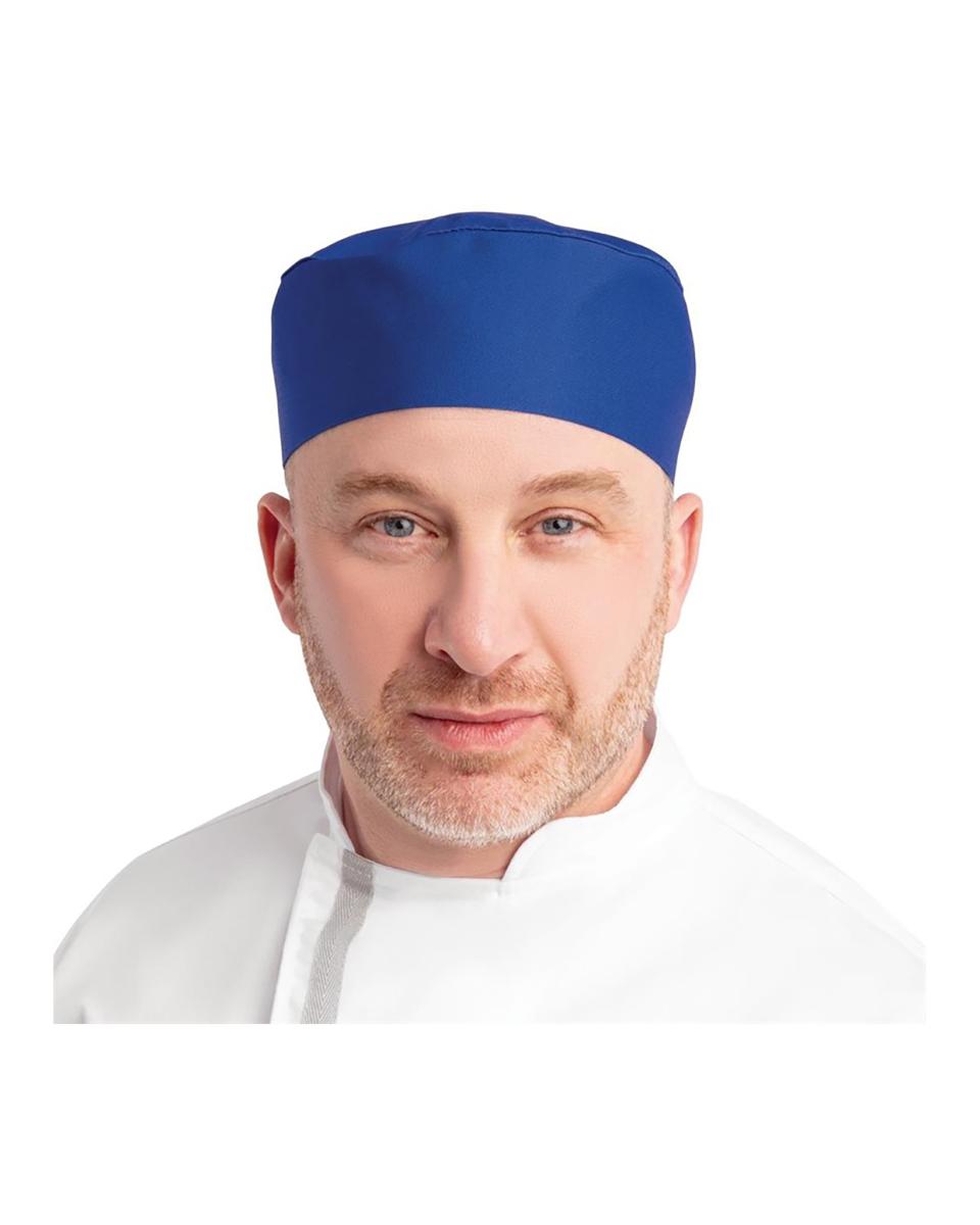 Skull cap - Unisex - One Size - Kobaltblauw - Polyester/Katoen - Whites Chefs Clothing - A706