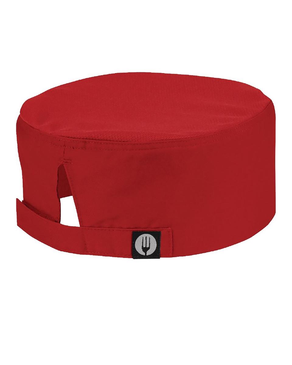 Beanie - Unisex - One Size - Rood - Polyester/Katoen - Chef Works - A956