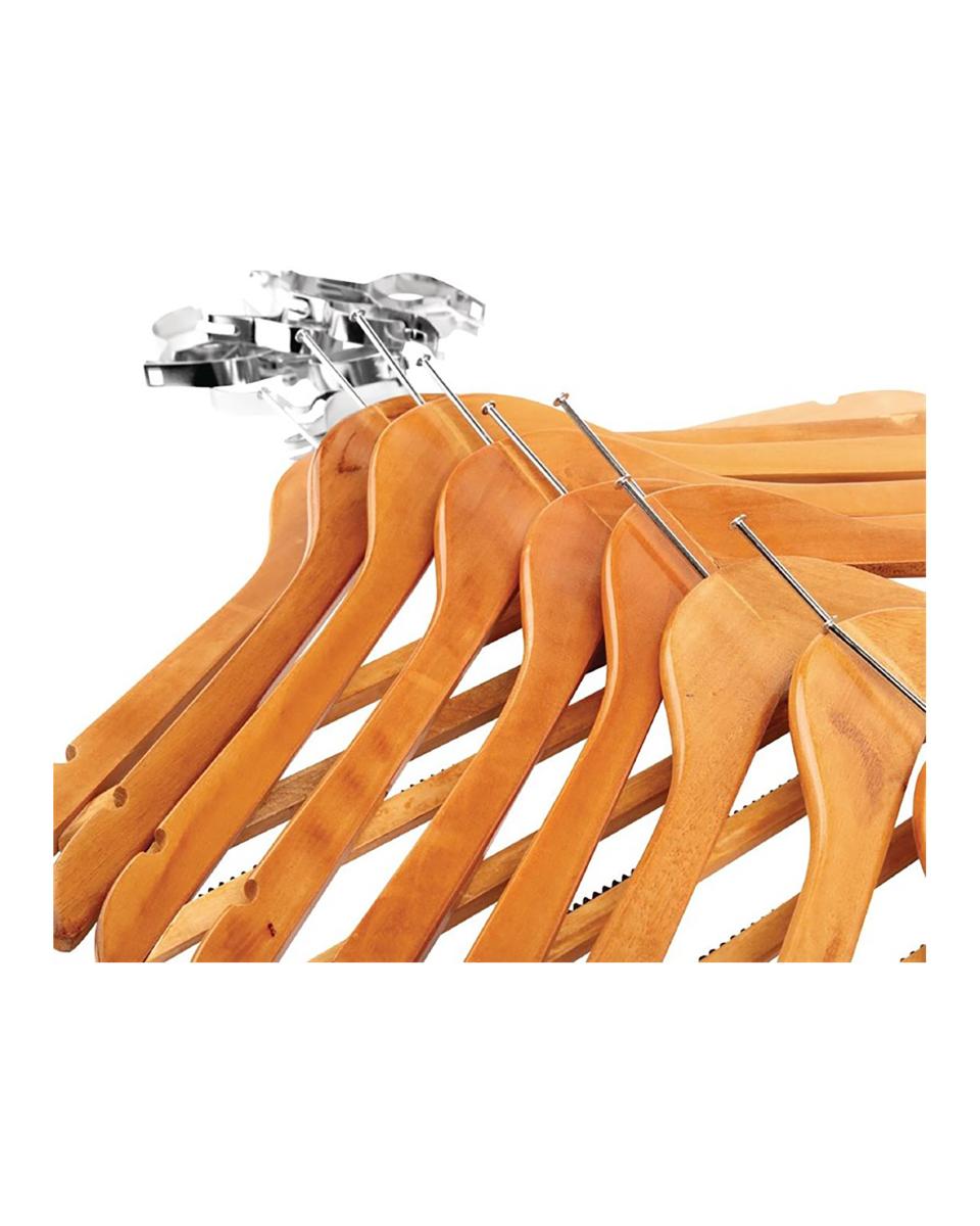 Kleerhanger - Anti-diefstal - 10 stuks - Esdoornhout - Bolero - T858