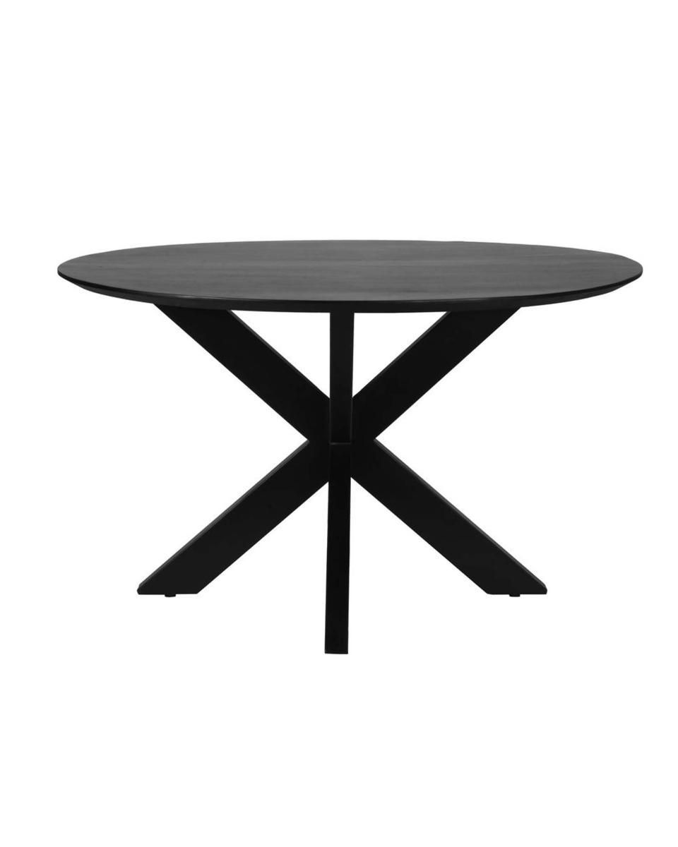 Stamtafel - Zone - Ø130 CM - Black Mango - Promoline