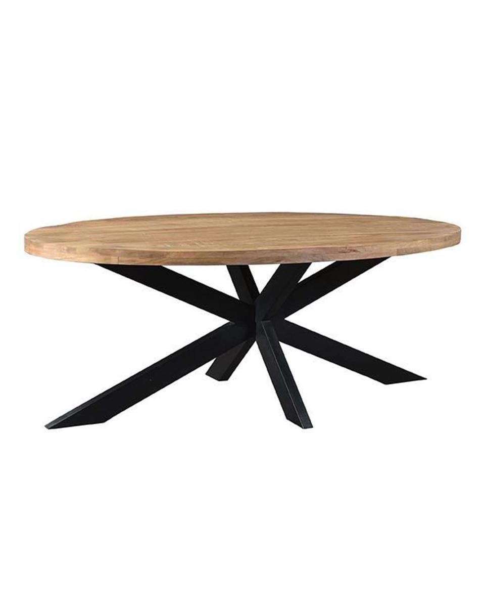 Stamtafel - Zizzy - 210 x 100 CM - Rough Mango - Promoline