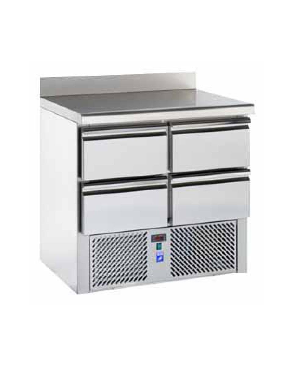 Koelwerkbank - 4 Laden - Tecnodom - SL02NX