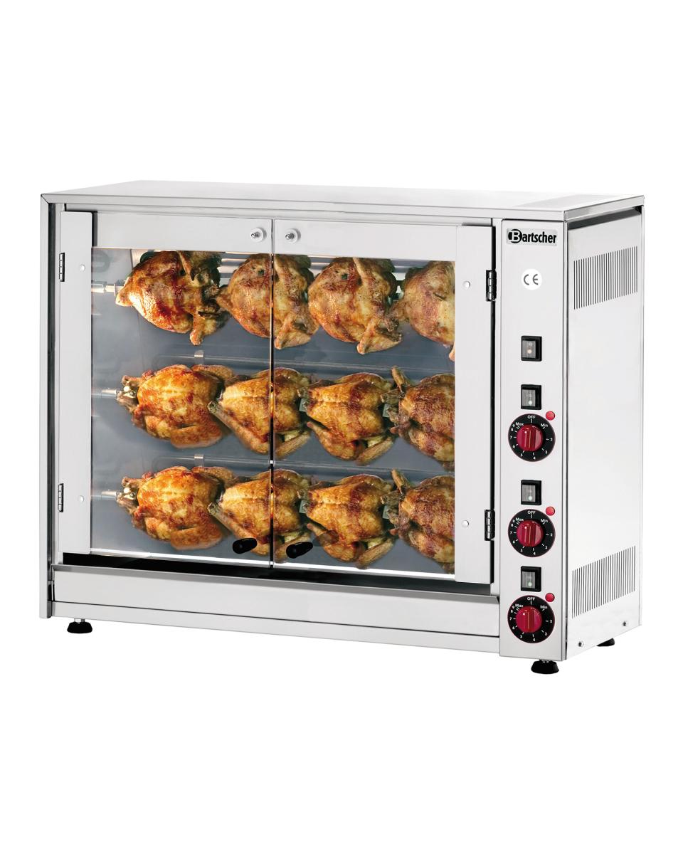 Kippengrill - Elektrisch - 12 kippen - 400V - Bartscher - 215037