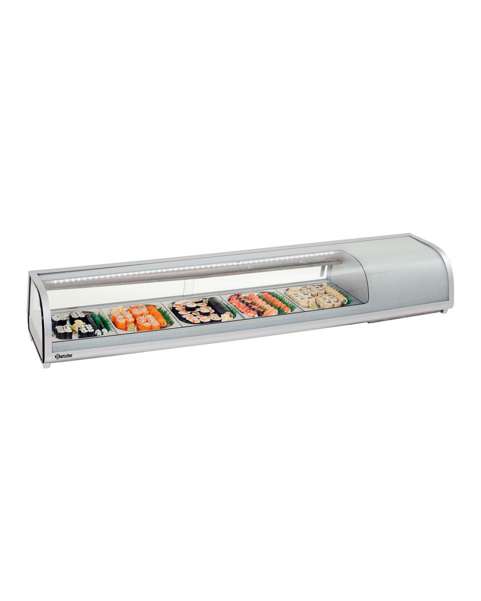 Sushivitrine - 180 CM - 5 x 1/2 GN - Bartscher - 110135G