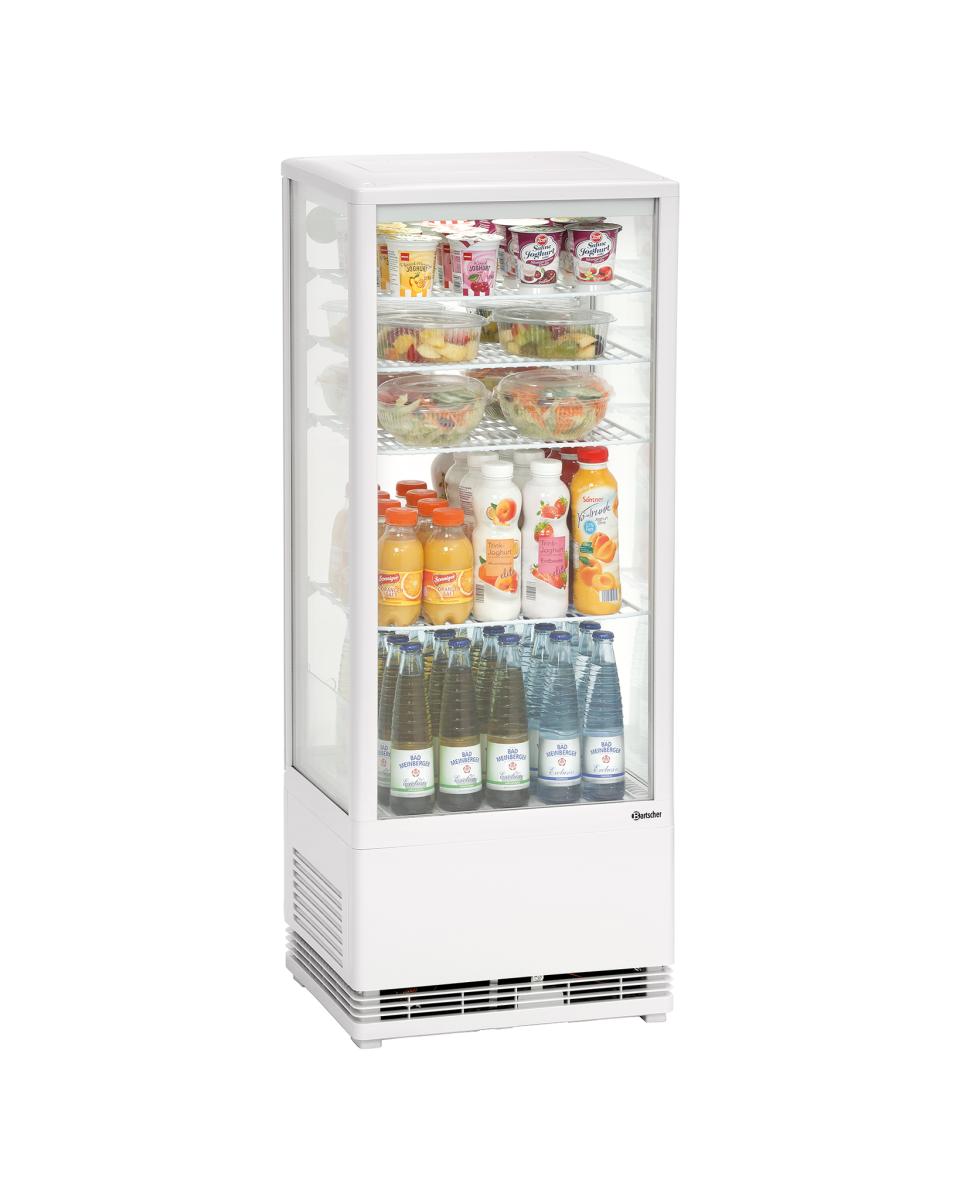 Koelvitrine - Tafelmodel - 98 Liter - Wit - Bartscher - 700298G