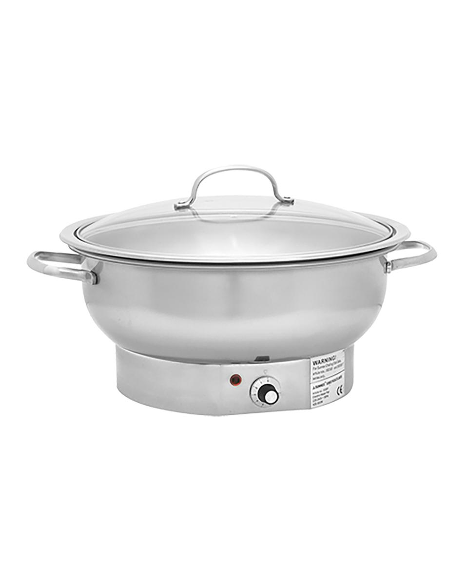 Chafing Dish - H 23.5 x 34.5 x 41.5 CM - 3.72 KG - 220 - 240 V - 420 W - RVS 18/10 - 861080