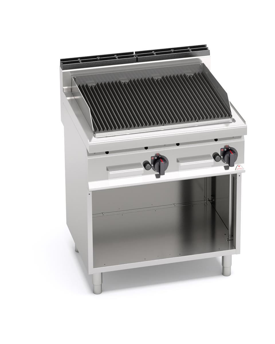 Lavasteengrill - 80 CM - Gas - Staand - Berto's - PLG80M/G