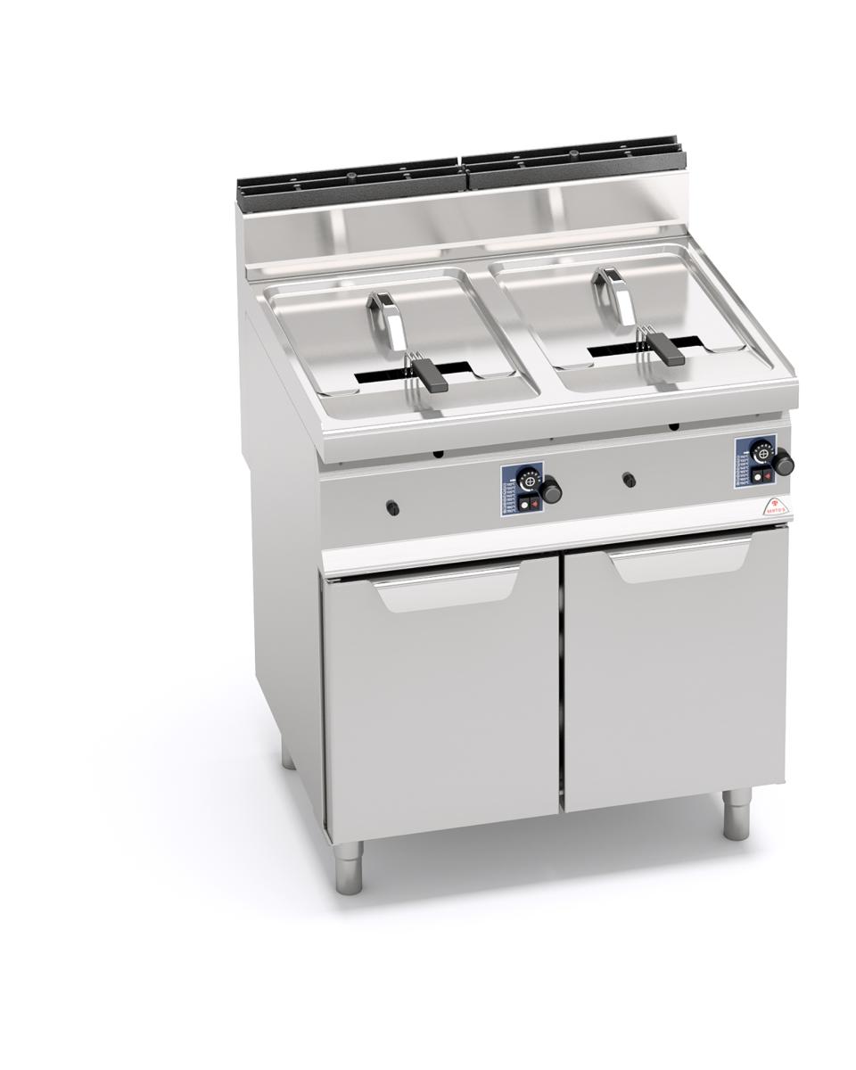 Horeca friteuse - 2 x 10 Liter - Gas - Berto's - GL10B+10M
