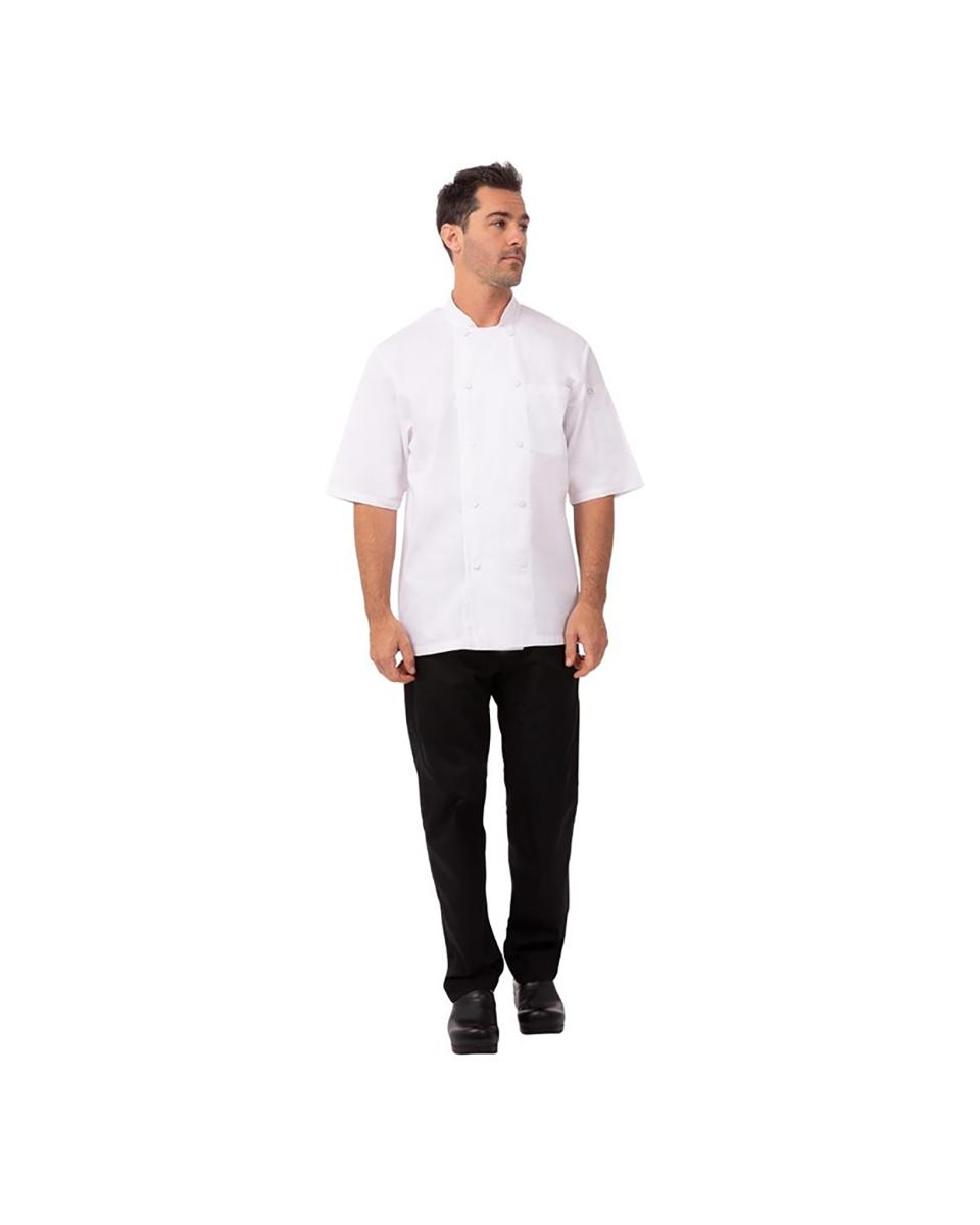 Koksbuis - Unisex - Wit - Polyester/Katoen - Chef Works - A914