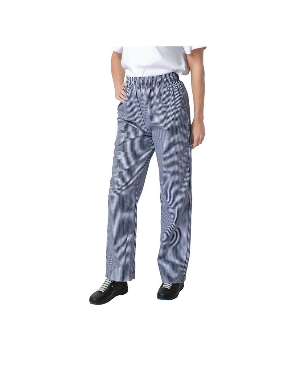 Broek - Unisex - Blauw/Wit - Polyester/Katoen - Whites Chefs Clothing - B311