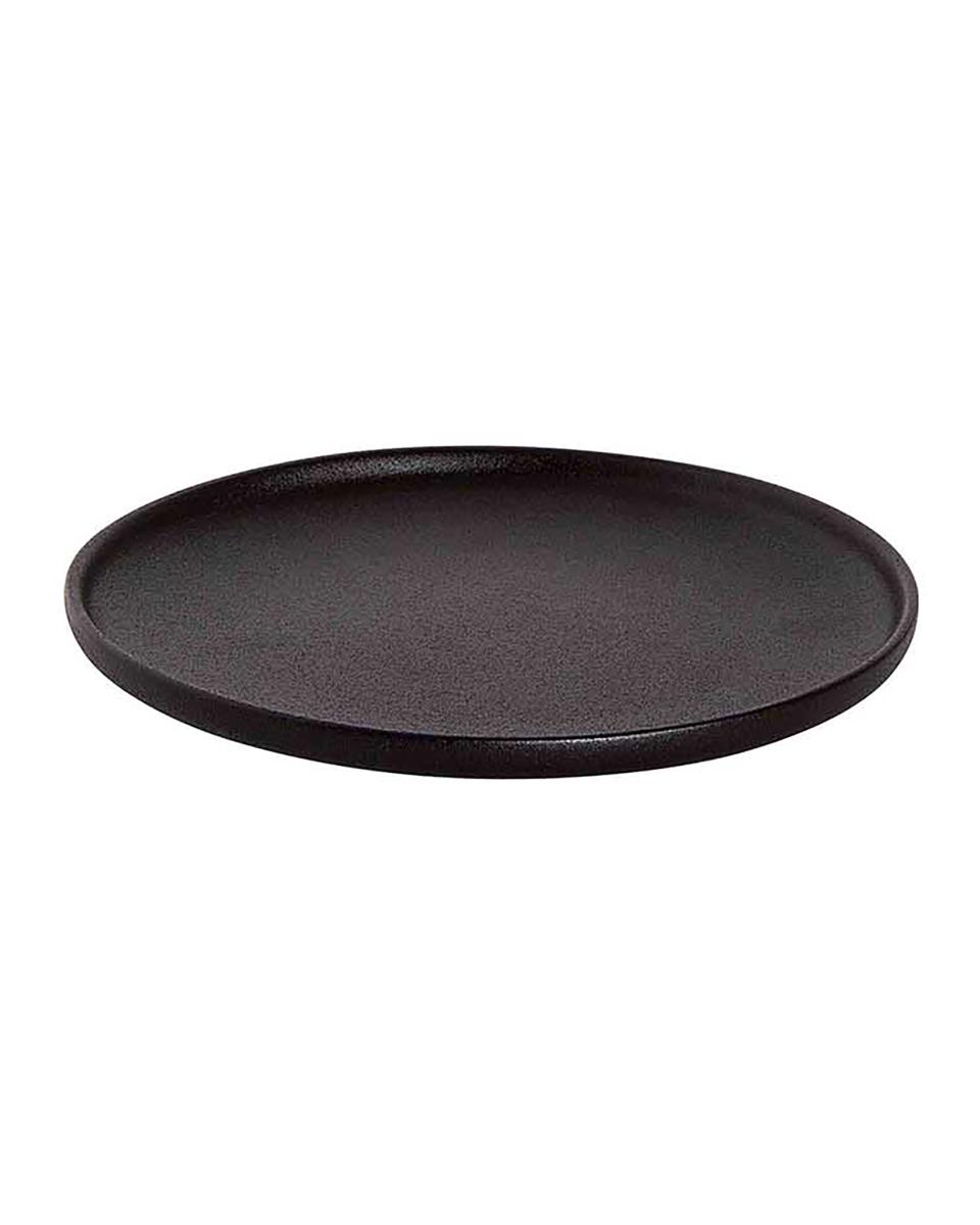 Bord - Ø19 CM - 6 Stuks - Zwart - Maastricht Porselein - Universe - 531341