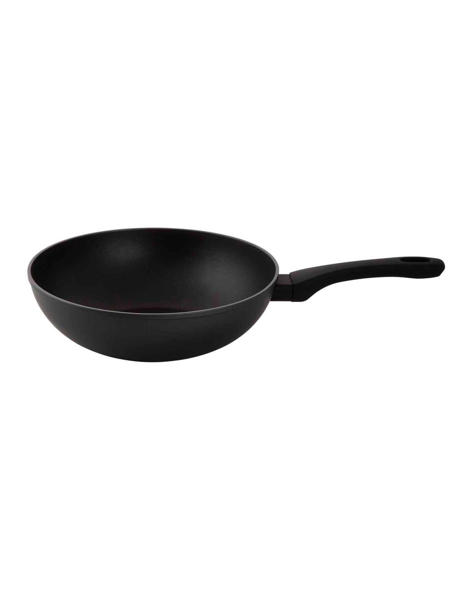 Wok - Ø28 CM - Aluminium - Zwart - Mammoet - Vesuvio - 530349