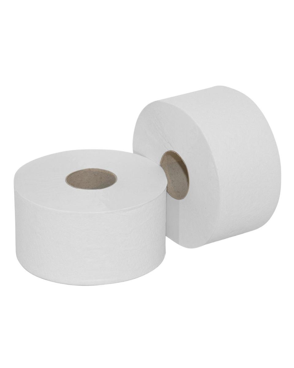 Toiletpapierrol - MINI JUMBO - 2 laags - 12 stuks - 150 meter - Euro Products - P50787