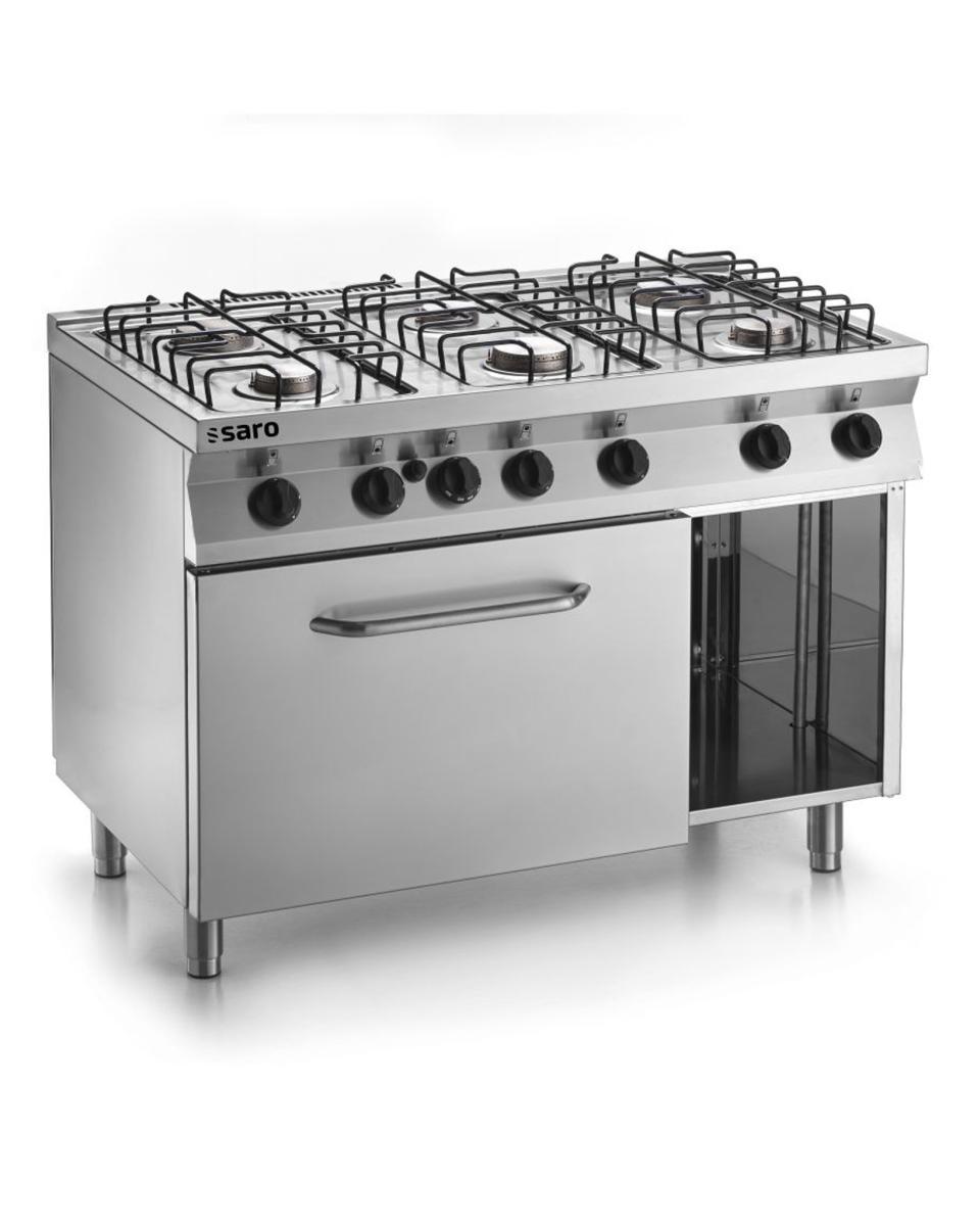 Gasfornuis - Gasoven - 6 Pits - Saro - 423-1615