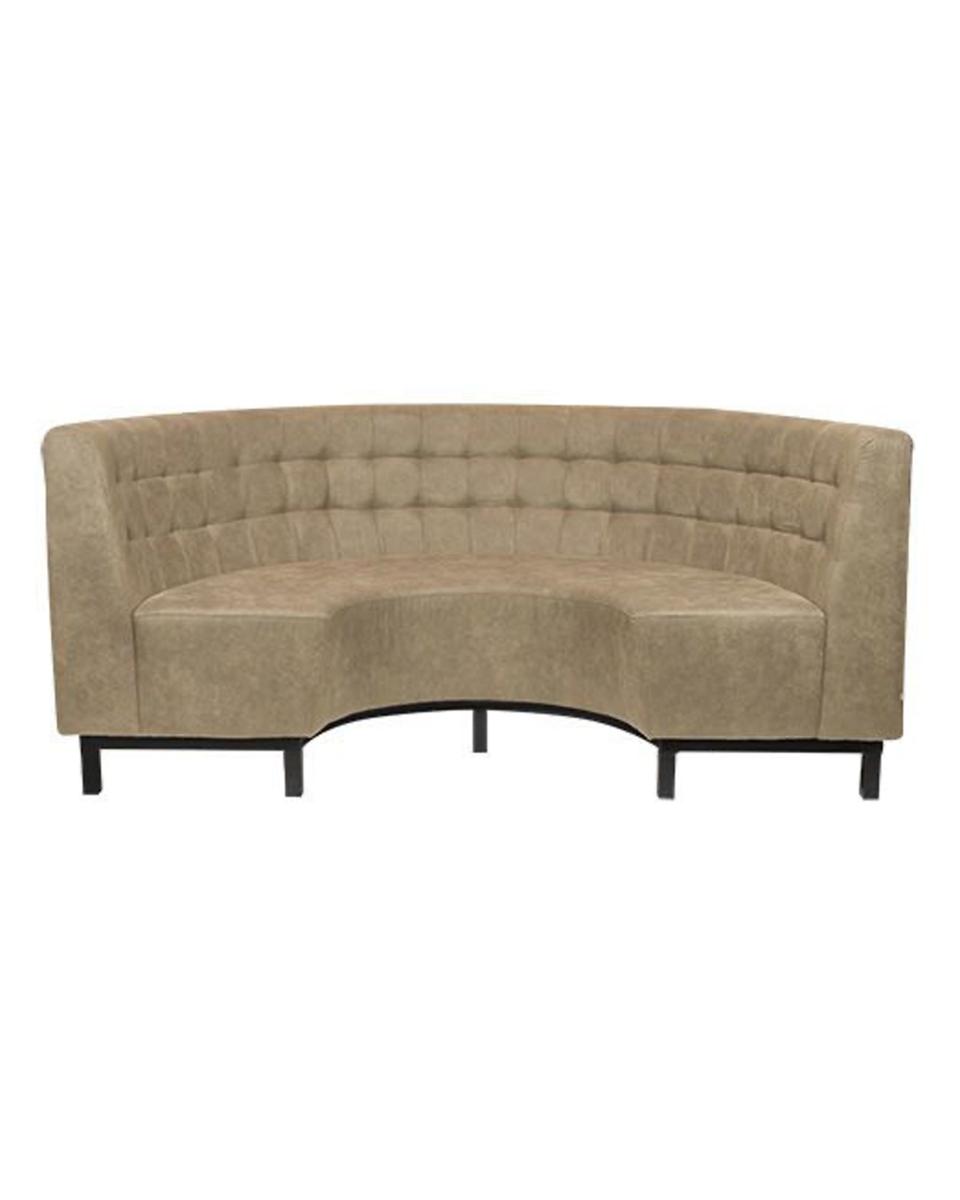 Horeca eetbank - Tiago - Rond - 200 CM - Crème - Promoline