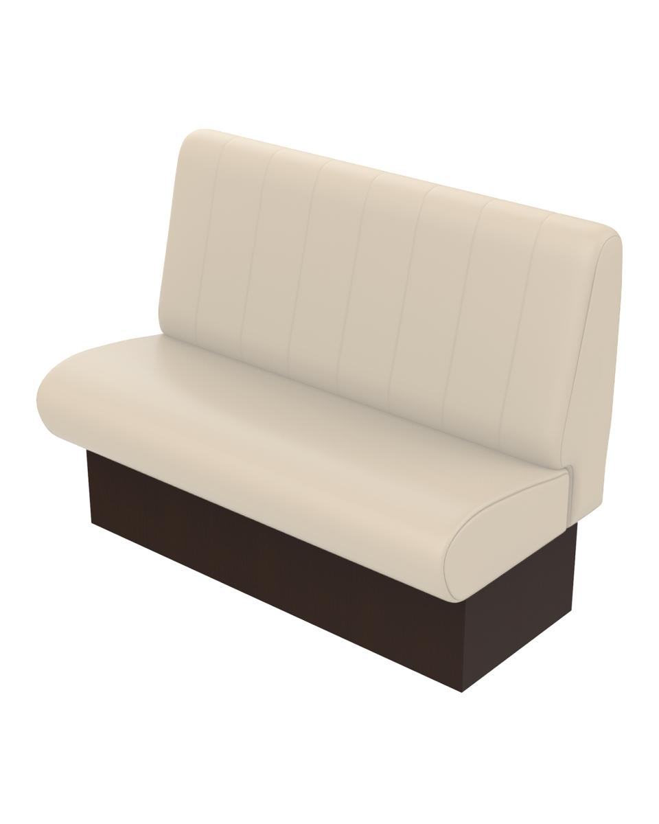 Horeca eetbank - Bistro - Crème - 120 cm - Promoline