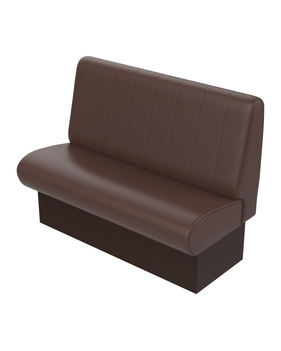 Horeca eetbank - Bistro - Bruin - 120 cm - Promoline