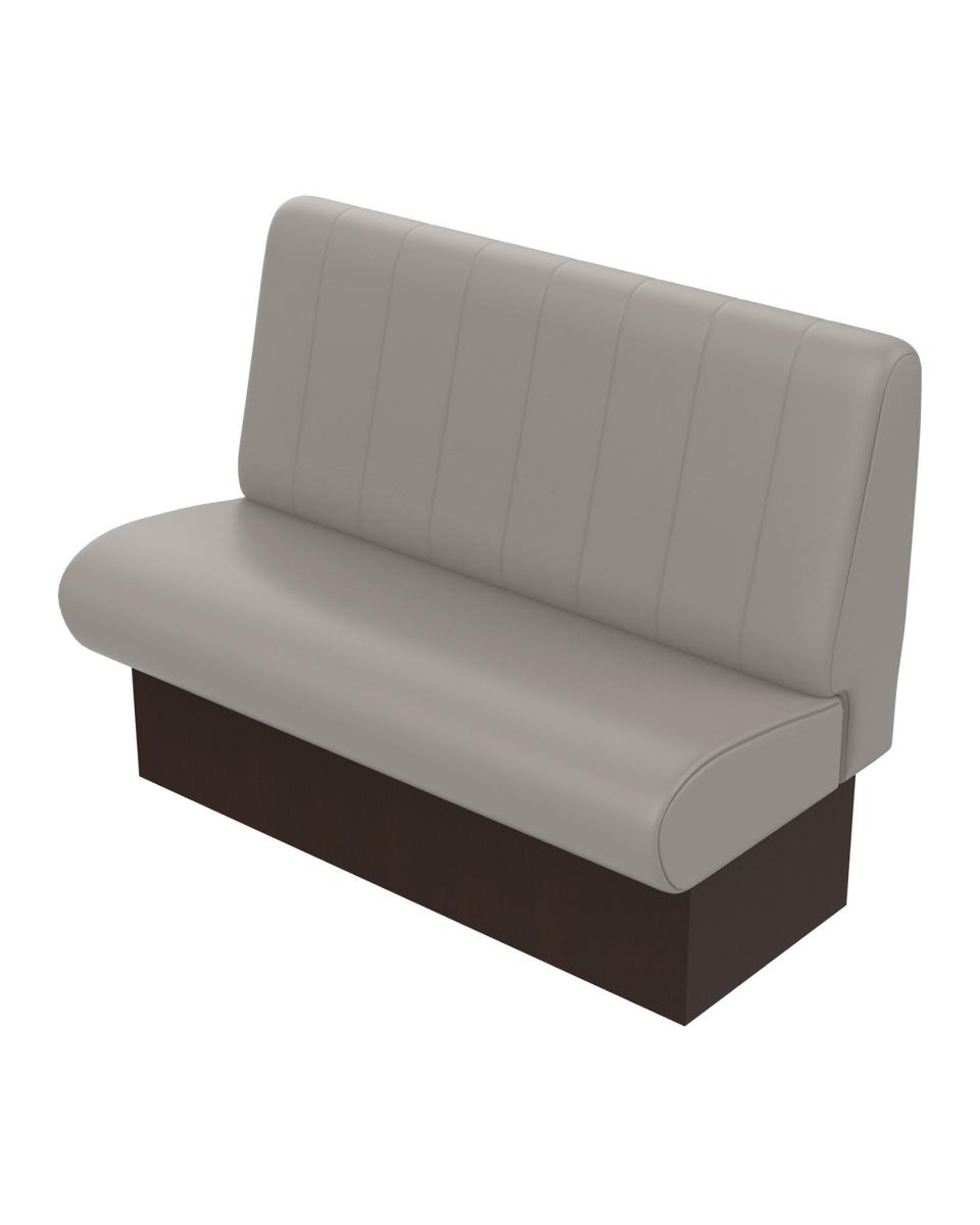 Horeca eetbank - Bistro - Grijs - 120 cm - Promoline