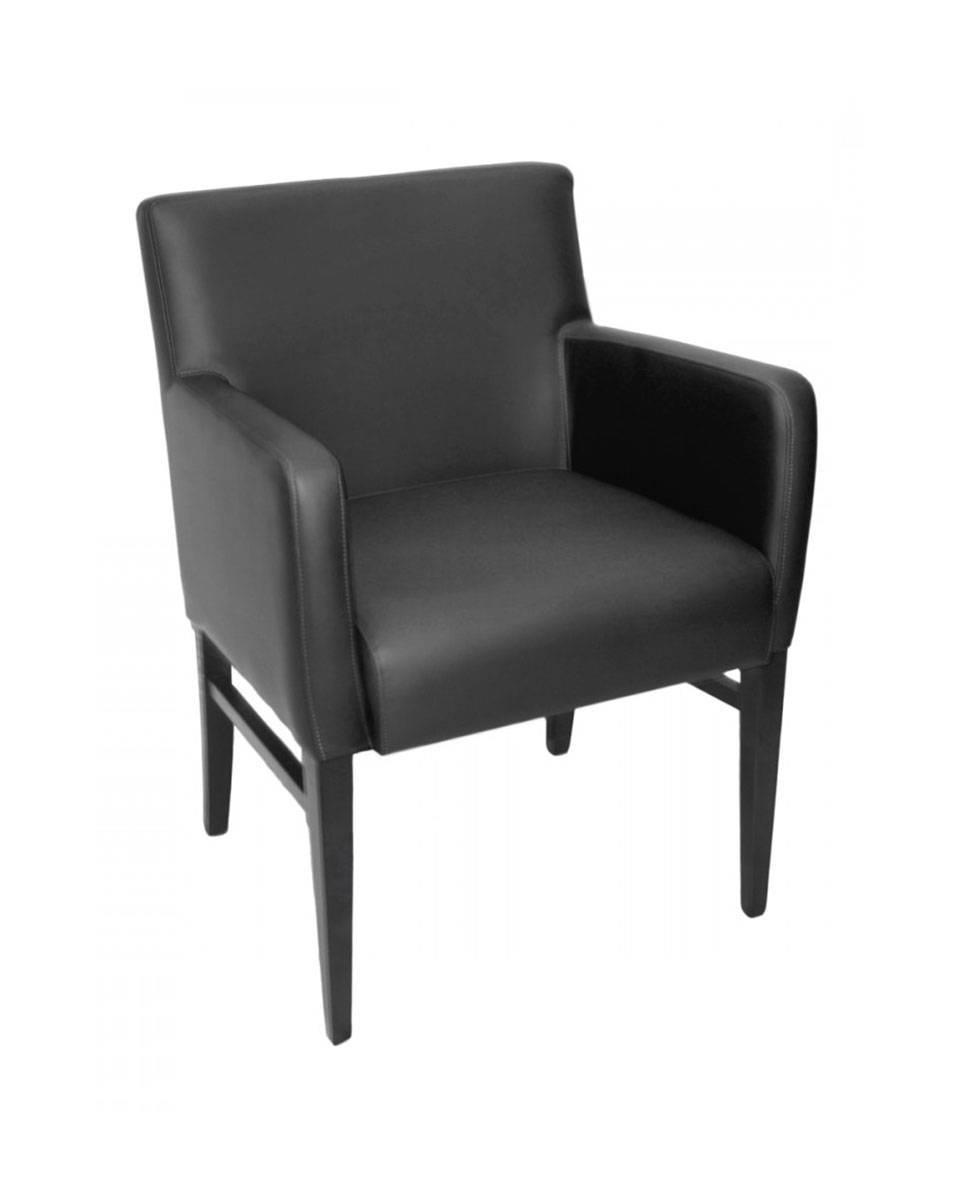 Horeca stoel - Andalusia - Zwart - Armleuning - Promoline